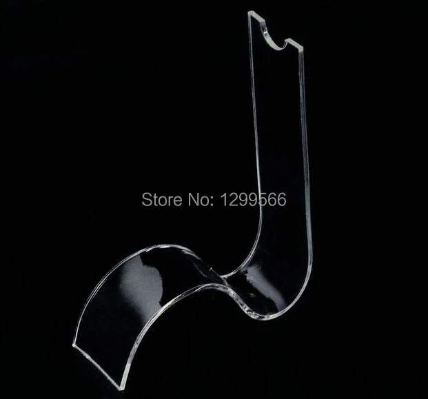 10pcps Mode S-obliko jasno akril Čevelj, display stojala za čevlje nego, ki prikazuje stojalo visoke pete Čevlja zaslon imetnik rack