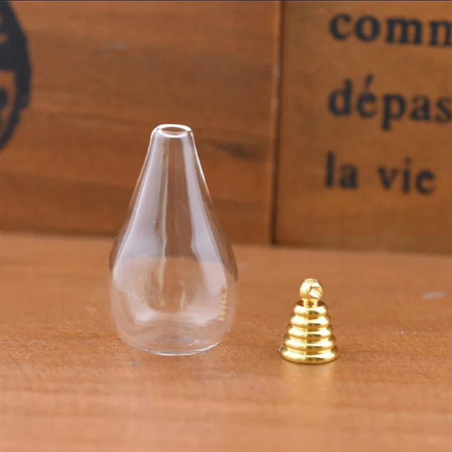10pcs 28*18 mm prozornega Stekla Solze Steklenico Za Miniature Doma Dekor Bonsaj Obrti Vrt Ornament Okras, Nakit, Izdelava