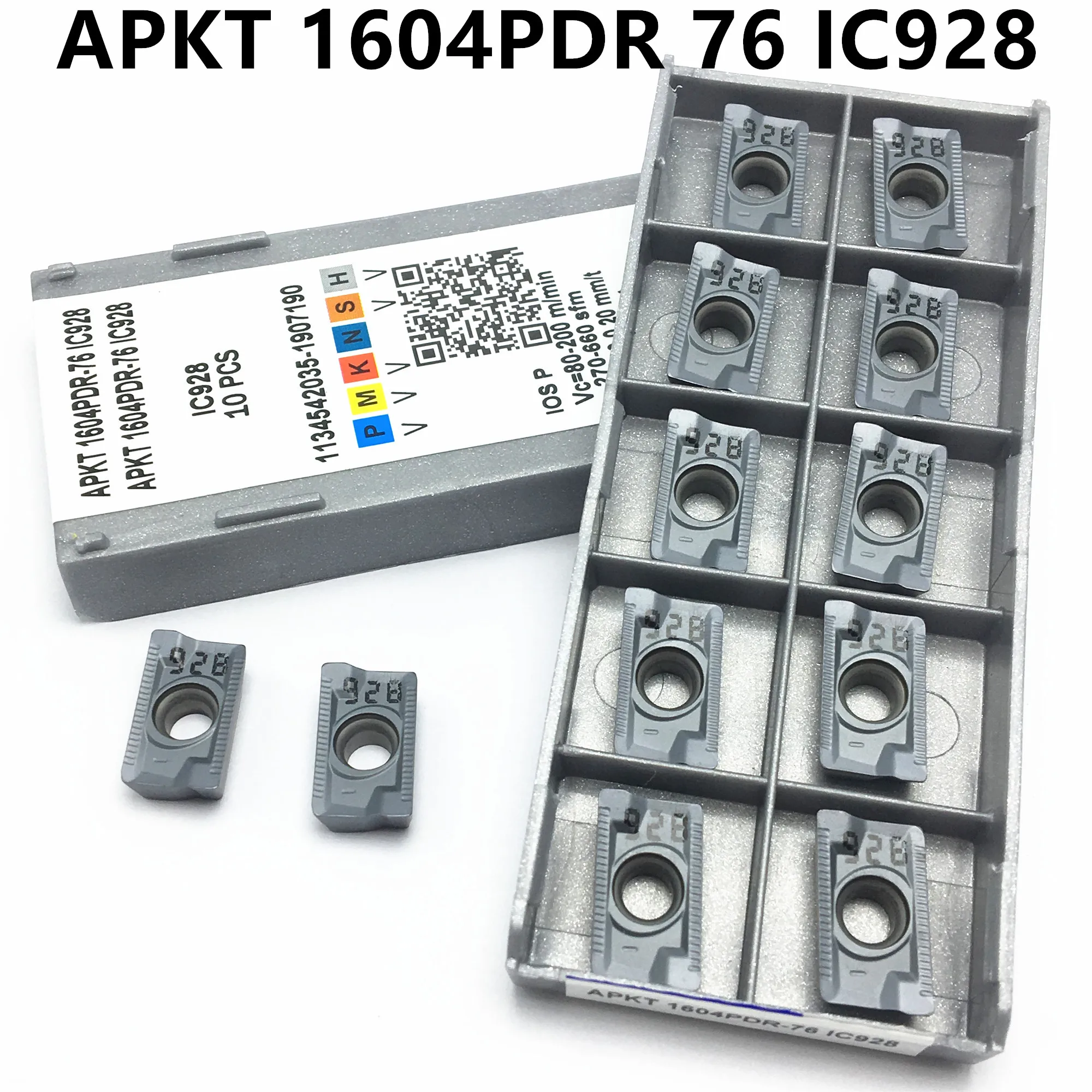 10PCS APKT1604 PDER 76 IC928 obračanja orodje karbida vstavite orodje, stružnica APKT 1604 obračanja vstavite rezkanje rezalnik