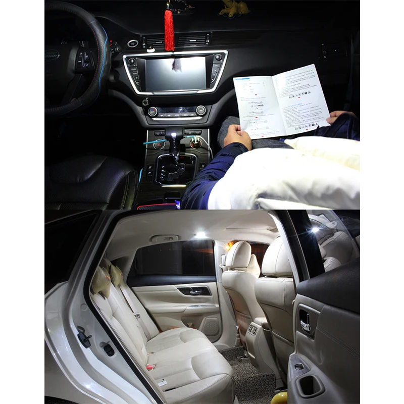 10pcs brezplačna dostava Napak Auto LED Avto Žarnice Led Notranja Luč Kit Dome Svetilke Za Peugeot 3008 GT MPV SUV Dodatkov