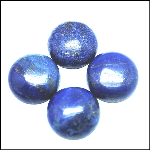 10pcs Brezplačna Dostava Naravne Lapis Lazuli Gem Kamni kovanec Chrysoprase KABINE Ne Izvrtane Luknje Nakit Kar za prodajo kroglice