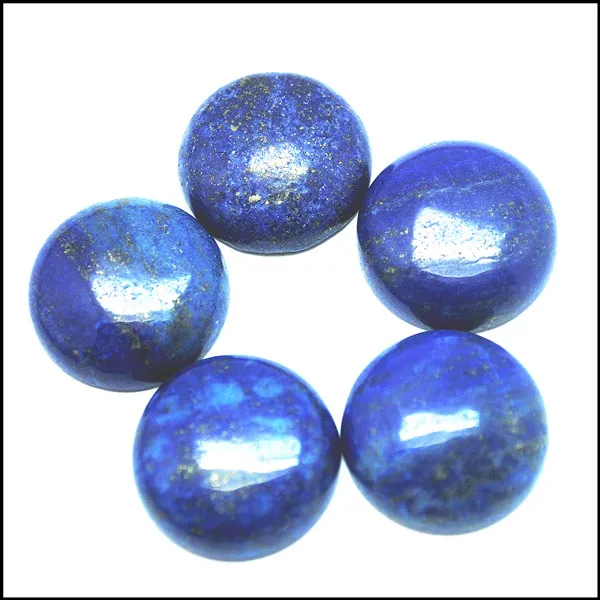 10pcs Brezplačna Dostava Naravne Lapis Lazuli Gem Kamni kovanec Chrysoprase KABINE Ne Izvrtane Luknje Nakit Kar za prodajo kroglice