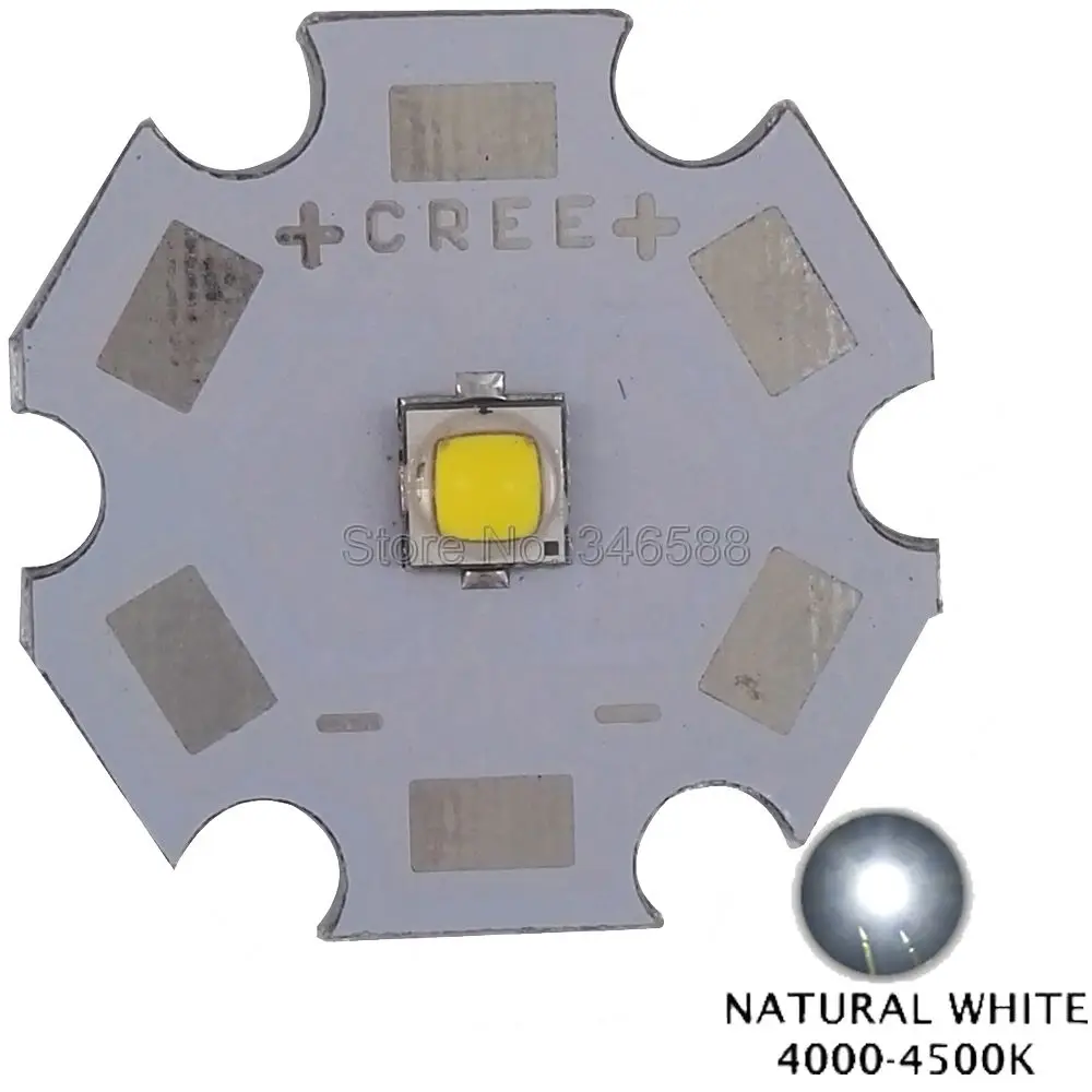 10pcs Cree Enotni-die XP-G2 XPG2 Nevtralni Beli 4500-5000K 5W High Power LED-Emitter Diode na 8 mm / 12 mm / 14 mm / 16 mm / 20 mm PCB