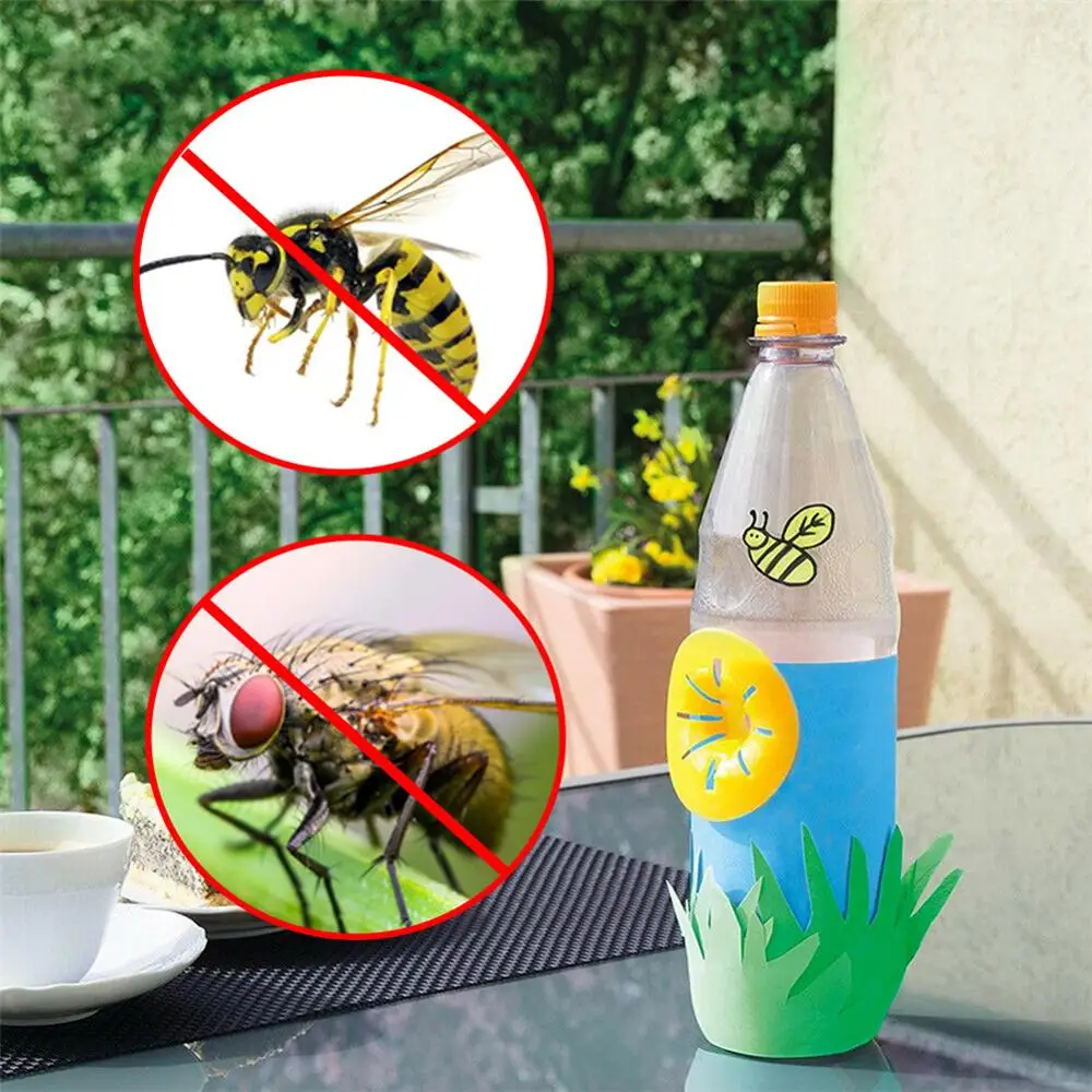 10pcs Doma Vrt Past Čebel Hornets Catcher Wasp Žuželke Tok Morilec Večkratno uporabo Novo Plastično steklenico, ner pasti