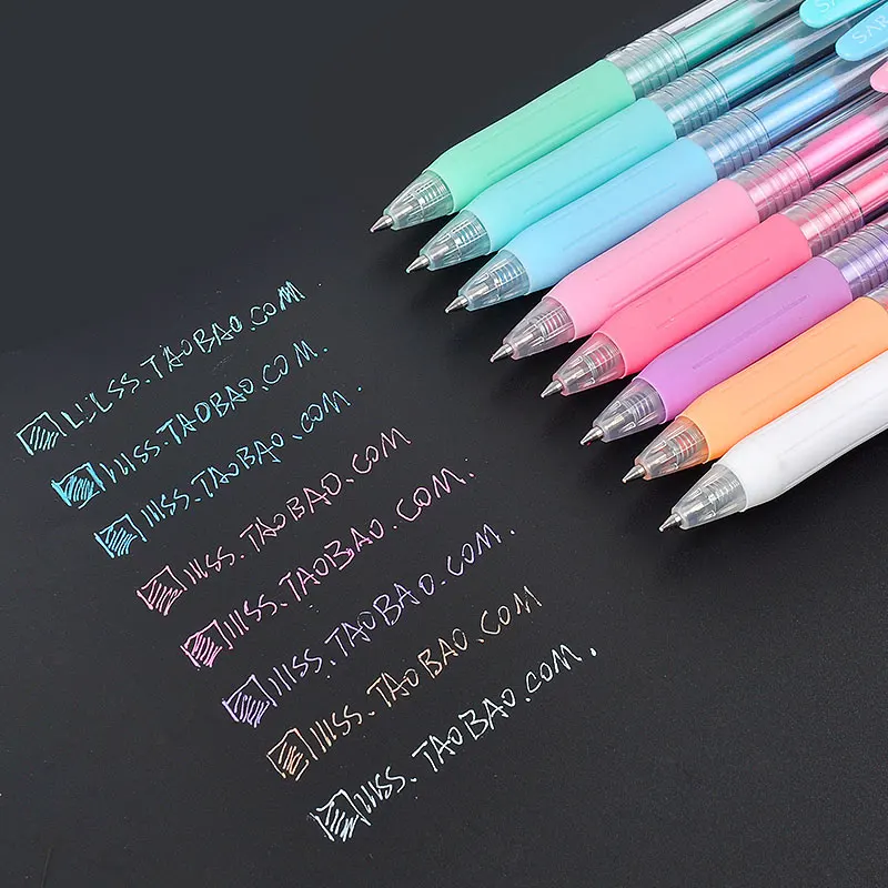 10pcs Japonska ZEBRA SARASA Mleka color/Fluorescentne barve pero ,Omejeno Kawaii Gel Peresa za Album priročnik 0,5 mm,Šolske Potrebščine