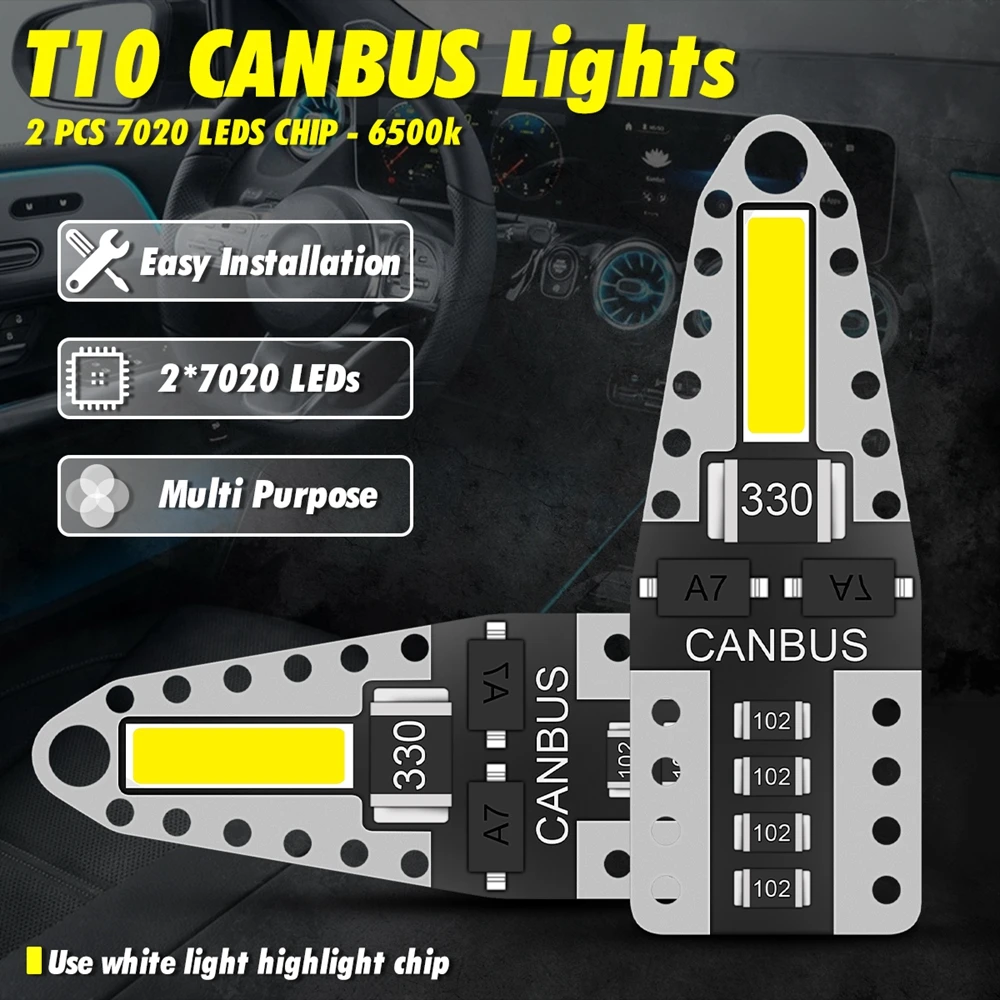 10pcs kot Nalašč Bela T10 W5W LED Notranja svetloba notranja žarnica Za Citroen Berlingo Peugeot Partner I II III MK1MK2 MK3 B9 K9 Tepee