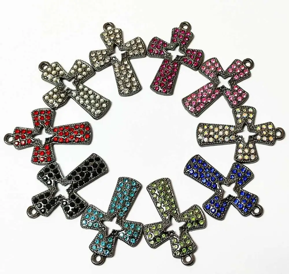 10pcs Križ čarobne gumbe za ženske DIY nakit dodatki