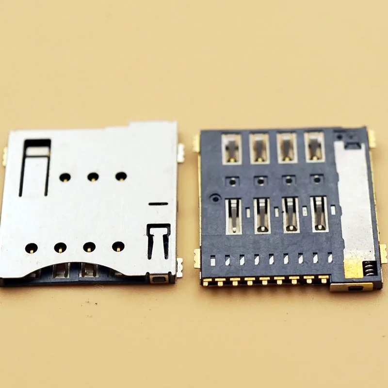10pcs MUP-C792 Original Micro SIM Priključek Obliž Self-piercing 6 +1 P / 8 +1 P SIM Kartico v Režo za Stojalo