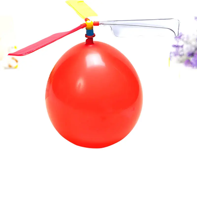 10Pcs Nastavite Helikopterja, ki Plujejo pod Balone S Piščalko Otrok na Prostem Igranje Ustvarjalne Smešno Igrača Balon Propeler Otrok Igrače EIG88