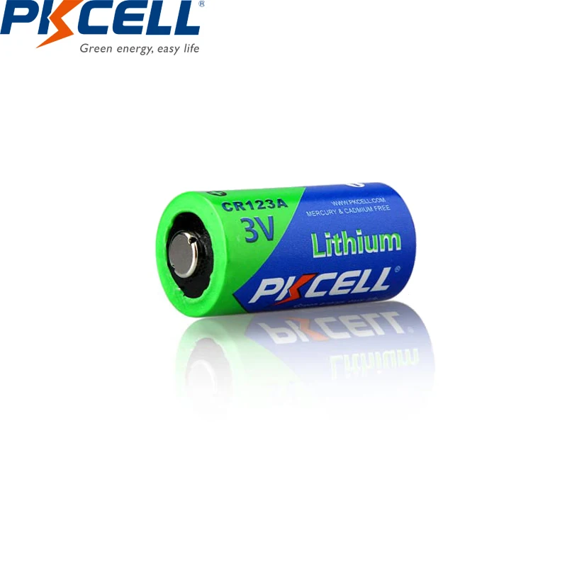 10pcs PKCELL 3V 16340 CR123A Li-ionska Baterija Realno Kapaciteto 1500mAh Baterija Litij-za Žarometa z LED Bliskavico Kamere