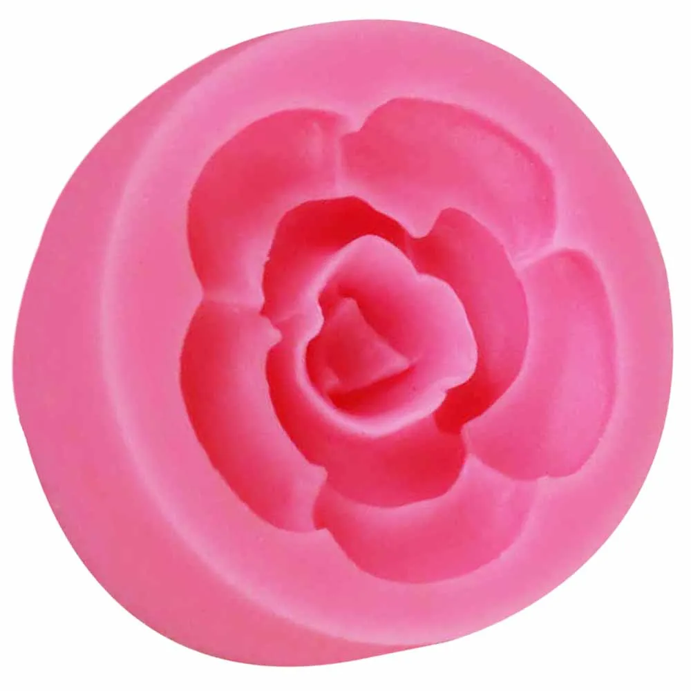 10pcs/set 3D Rose Cvet Torto Silikonsko Plesni Fondat Torta Dekoraterstvo Čokoladni Bonboni, Plesni Smolo Gline Kalup za Peko Torte Orodje m775