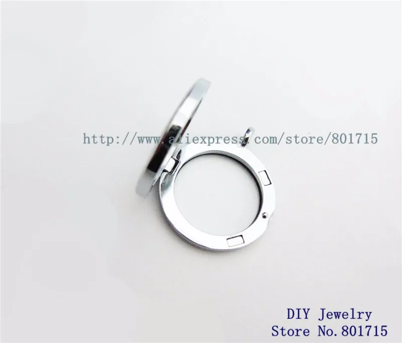 10pcs/veliko 30mm krog stekla, ki živijo plavajoče locket lahko postavite v vrstico s sistemskimi ukazi, zaradi česar ogrlica keychain kot darilo magnetni navaden