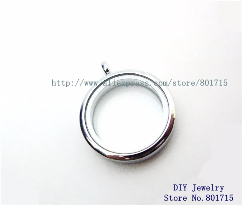 10pcs/veliko 30mm krog stekla, ki živijo plavajoče locket lahko postavite v vrstico s sistemskimi ukazi, zaradi česar ogrlica keychain kot darilo magnetni navaden