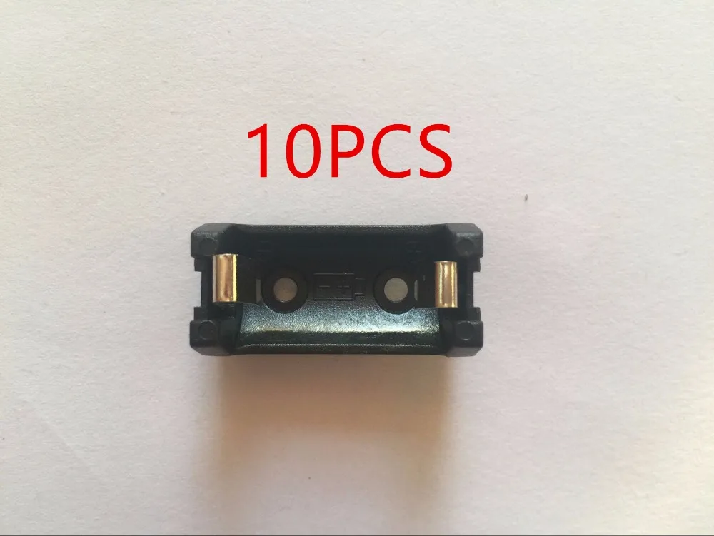 10PCS/veliko 3V Plastike nosilca za Baterijo 1/2 Baterije AA Polje CR2 Baterija Primeru Za Spajkanje povezovanje