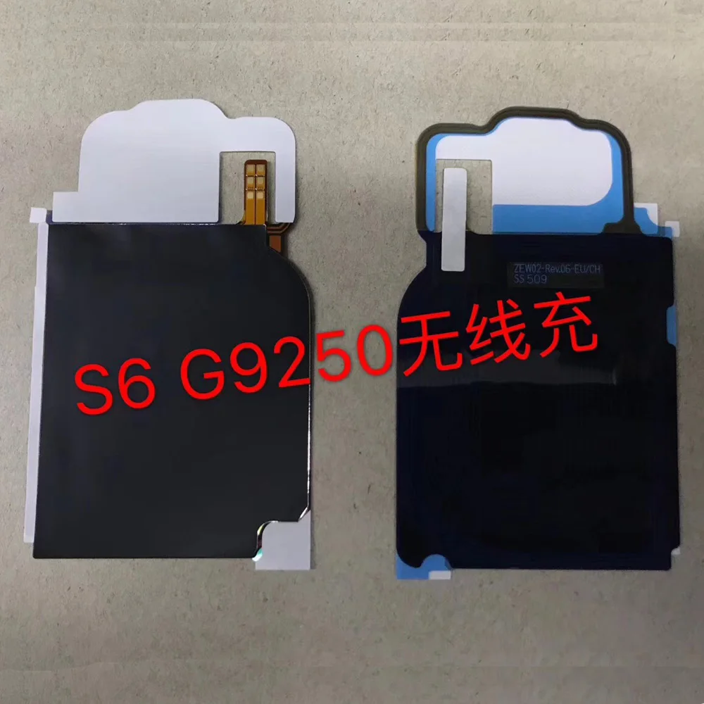 10pcs/veliko Brezžično Polnjenje Polnilnik Sprejemnik IC, Čip NFC flex kabel nalepke Za Samsung Galaxy S6 g920 S6 Rob G925