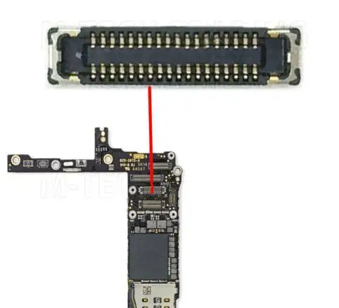 10pcs/veliko, J2019 LCD zaslon FPC priključek za iPhone 6plus 6 PLUS 6P 6+ 5.5 5.5 palčni 