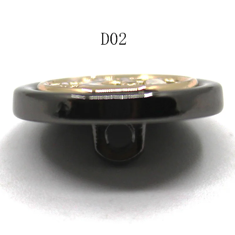 10pcs/veliko krog kovinski gumbi primeren za plašči, zapestnice, torbe, DIY Šivanje gumbov (D-01)