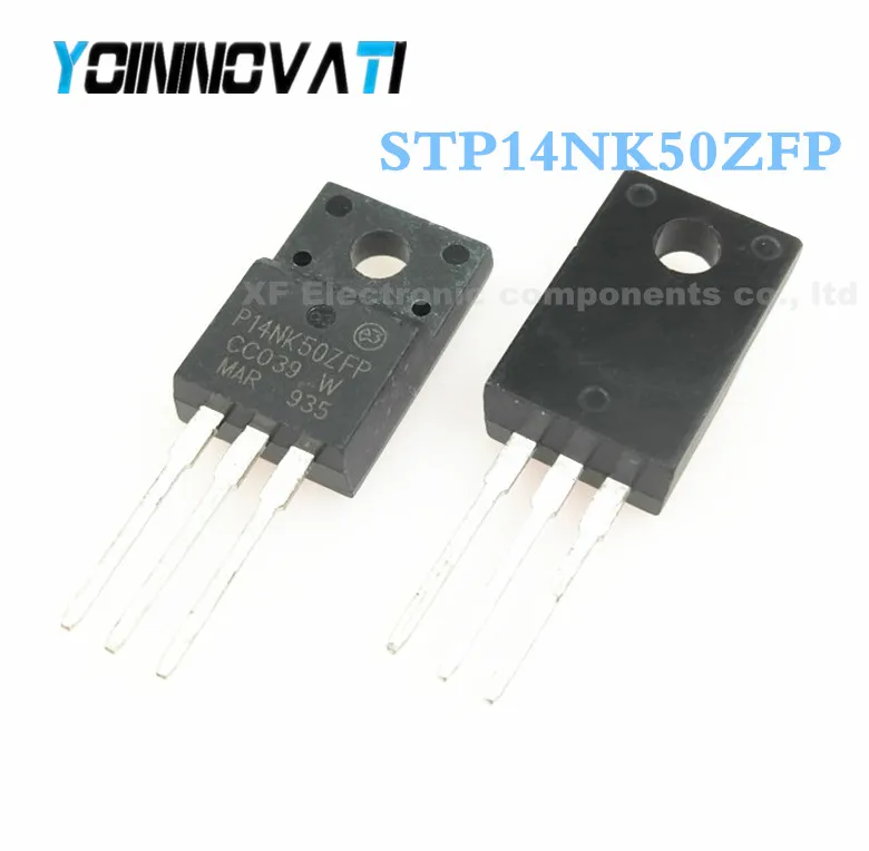 10pcs/veliko STP14NK50ZFP P14NK50 500V TO220F P14NK50ZFP MOSFET N-CH 500V 14A, DA-220FP najboljše kakovosti.