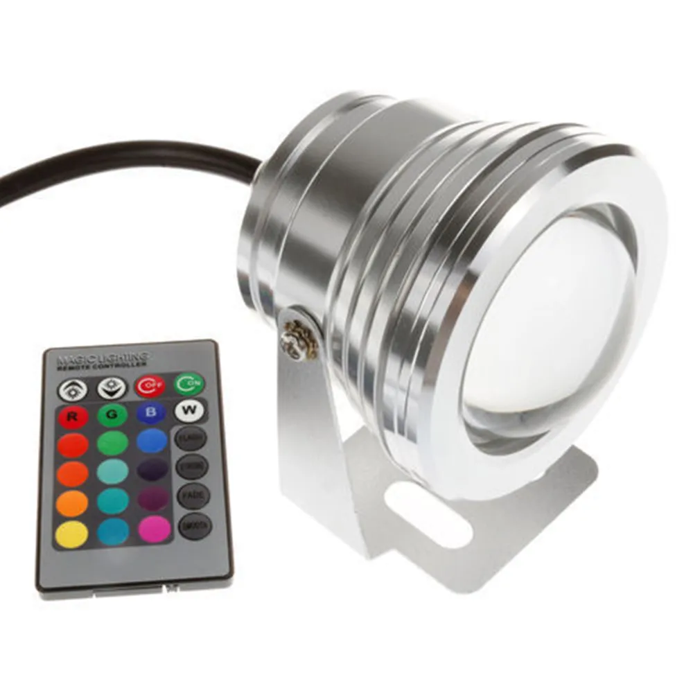 10W na Prostem LED Sijalka RGB/bela/topla bela Podvodno LED Spot Light Color Spreminjanje IP67 Poplav Luči za Vrt svetlobe