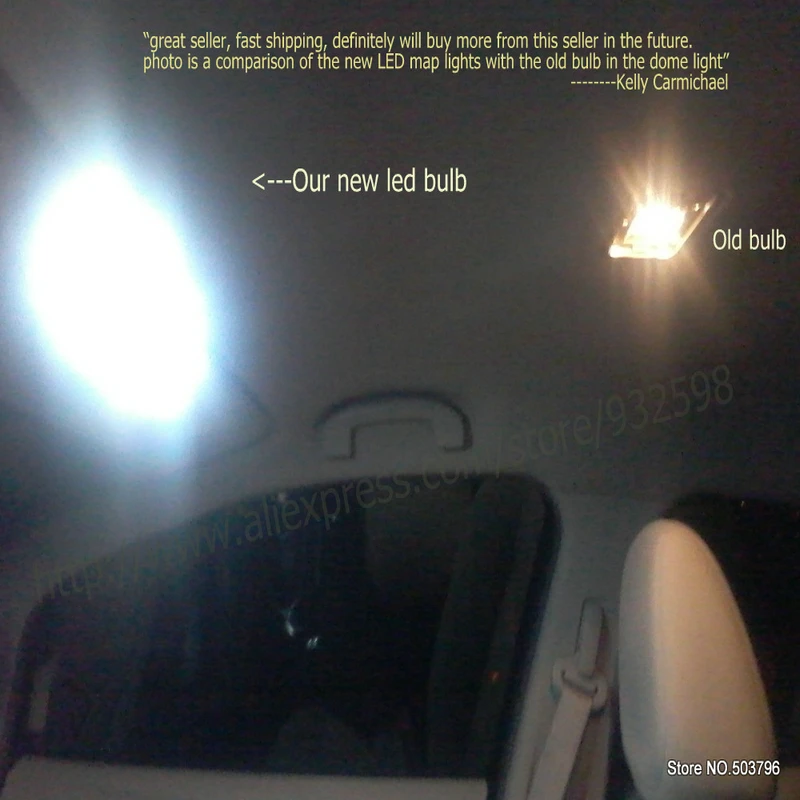 10x Led notranja osvetlitev Za Volkswagen vw EOS LED soba Led Luči Za Avtomobile razsvetljave, komplet avtomobilske žarnice Canbus