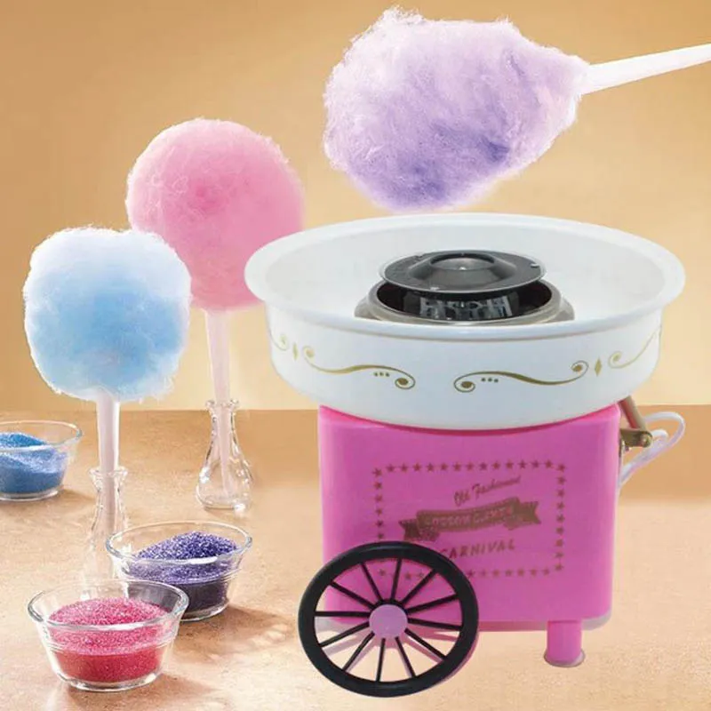 110-220V Mini Sladko Samodejno Cotton Candy Pralni Gospodinjski DIY 500W Cotton Candy Maker Sladkorja Nitka Pralni Za Otroke
