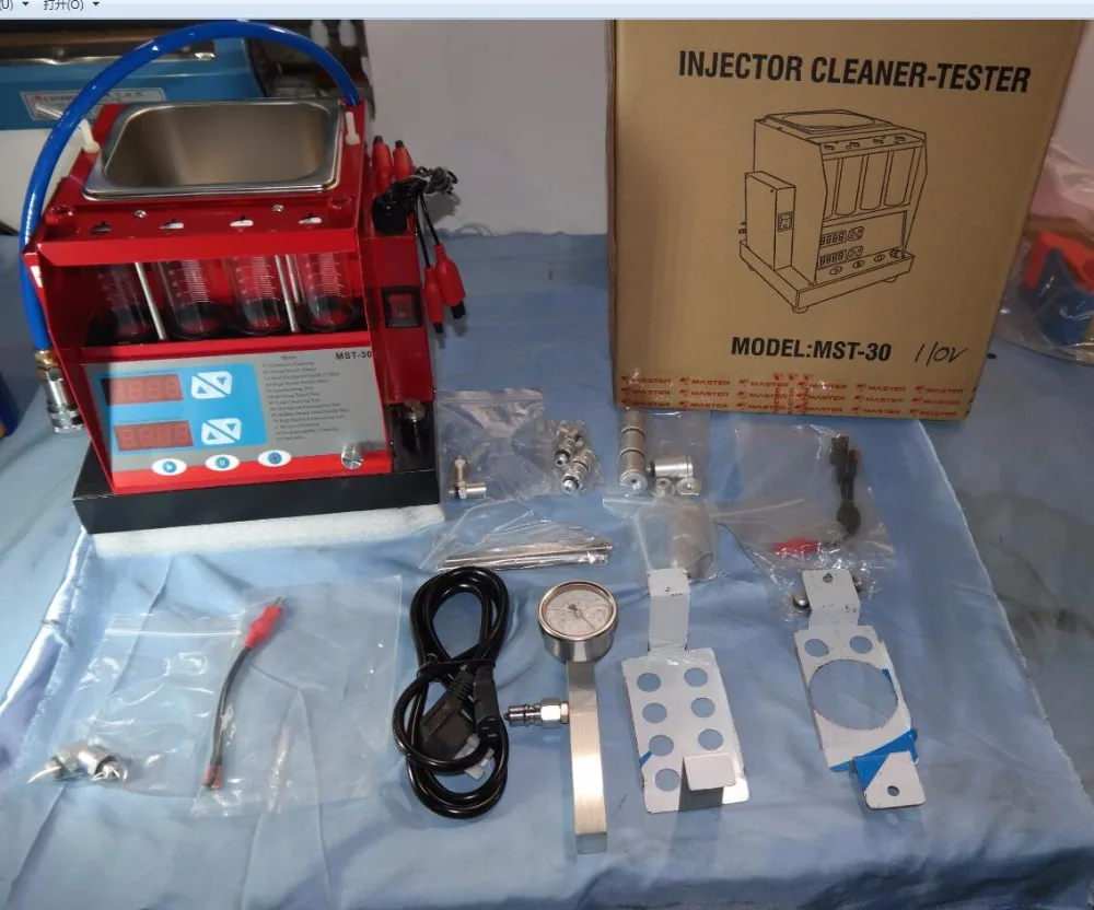 110V/220V 4 kozarce Jeklenke ultrazvočno goriva Napajanje cleaner & tester MST-30 ultrazvočno čiščenje šobe za pranje perila