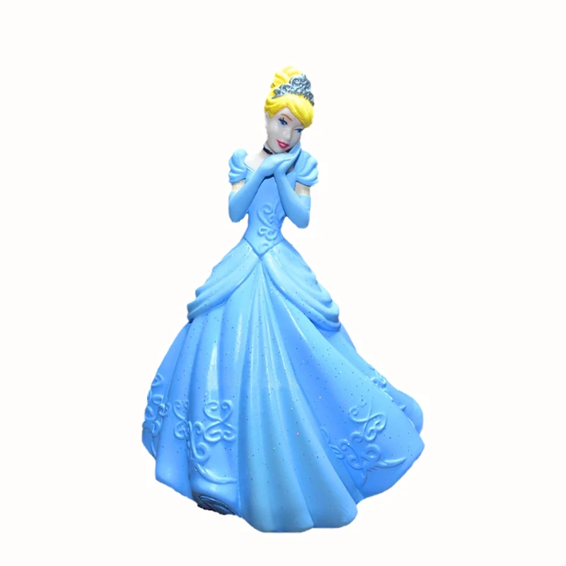 12-13 cm Disney Zamrznjene Princesses Igrače Elsa Ana Pepelka sneguljčica Rapunzel Dejanje Slika Lutka Otroci Rojstni dan PVC Model