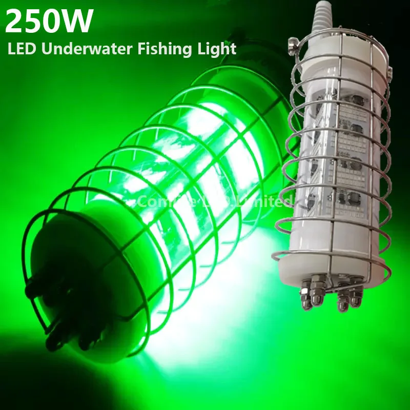 12-24V 400W LED Podvodni Ribolov Svetilke iz Nerjavečega Jekla Kletko Zaščitni Rokav LED Podvodne Svetilke Svetilke Ribolov Lure