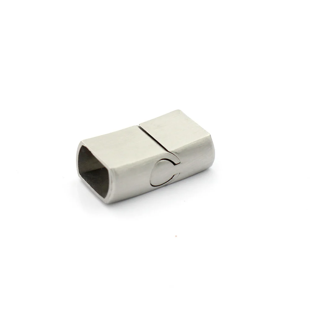 12*6 mm iz Nerjavečega Jekla 316l Oblate Sponke Magnet Kavljem Nakit Ugotovitve DIY Nakit, Izdelava Usnjeno Zapestnico Magnetno Zaponko