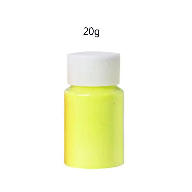 12 Barvna 20 g Svetlobna Smolo Pigment Kit Žareti V Temno Prahu, Barvilo, Pigment Dye Fluorescentna Smolo, Nakit, Izdelava