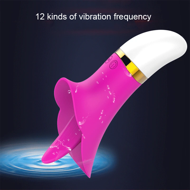 12 Hitrosti Jezika Vibrator Sex Igrače za Žensko Čarobno Palico, Vibratorji za Ženske Klitoris Stimulator Gode Živahno Sexe Igrača Femme