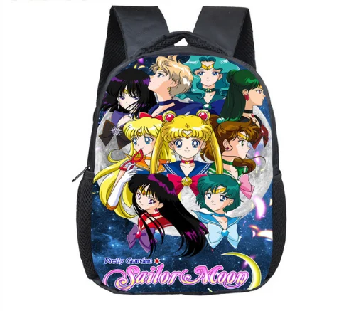 12 Inch Sailor Moon Nahrbtniki Schoolbags Dekleta, Fantje, Otroci Šolske Torbe Vrtec Malčka Nahrbtnik