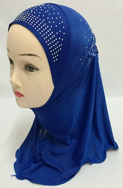 (12 kos/veliko) 2016 nov slog majhne deklice muslimanska oblačila hidžab otroci islamske šal XHGT012