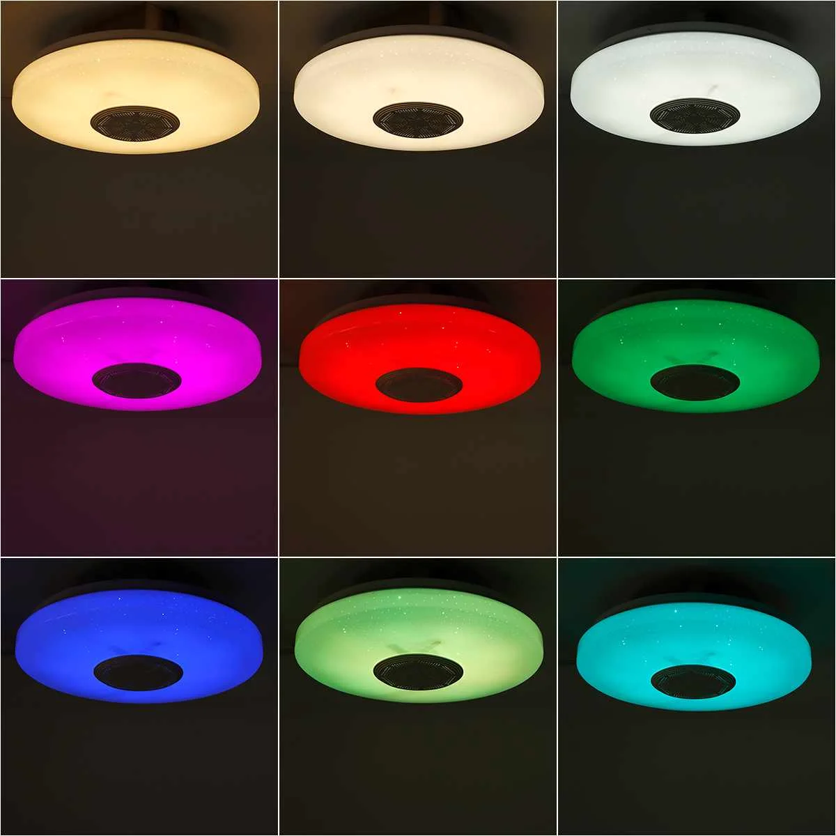 120W Sodobne RGB LED Stropna Luč APLIKACIJO bluetooth, Led Glasba Stropne luči za dnevno Sobo Površinsko Nameščena Smart Led Stropna Luč