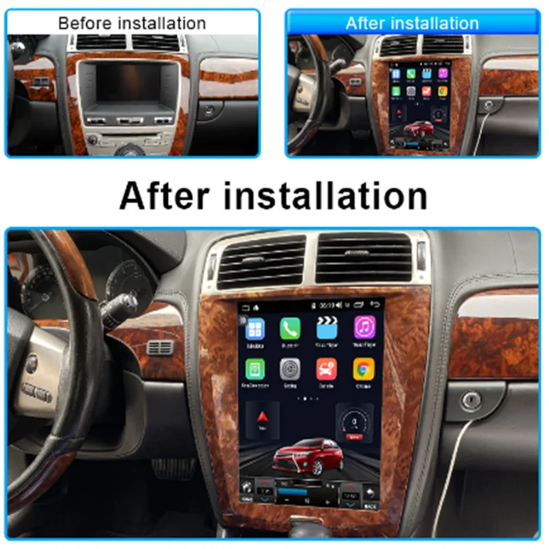 128G Carplay Tesla Zaslon Android 10 Avto Multimedijski Predvajalnik Za Jaguar XK XKR S XKR-S GPS Navigacijo, Audio stereo Radio vodja enote