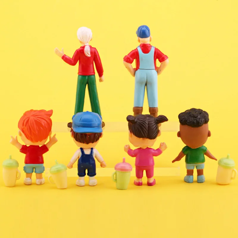 12pcs Cocomelon Številke Cute Anime PVC figuric Zbirateljske Model Igrače Rojstni dan Božična Darila Za Otroke
