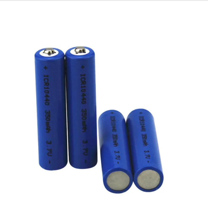 12pcs Visoko moč 3,7 v 350mAh AAA polnilne baterije 10440 litijeve baterije svetilke elektronska cigareta baterija za ponovno polnjenje