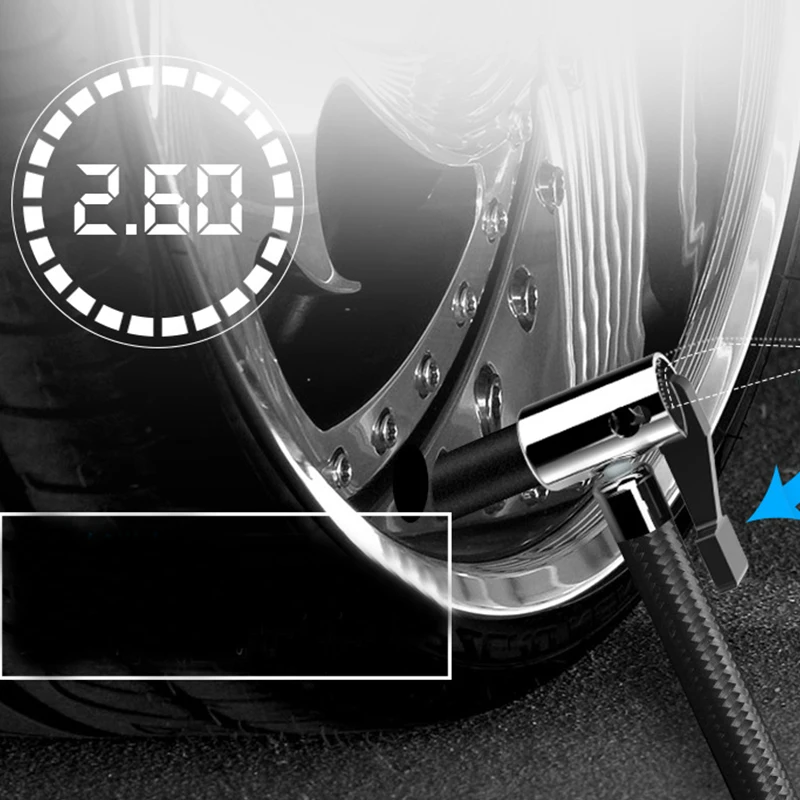 12V 120W 150 PSI Pnevmatike Inflator Črpalka Prenosni Digitalni Avto Zračni Kompresor Črpalka Z LED-Lučka Auto Črpalka Zraka za Avto, motorno kolo