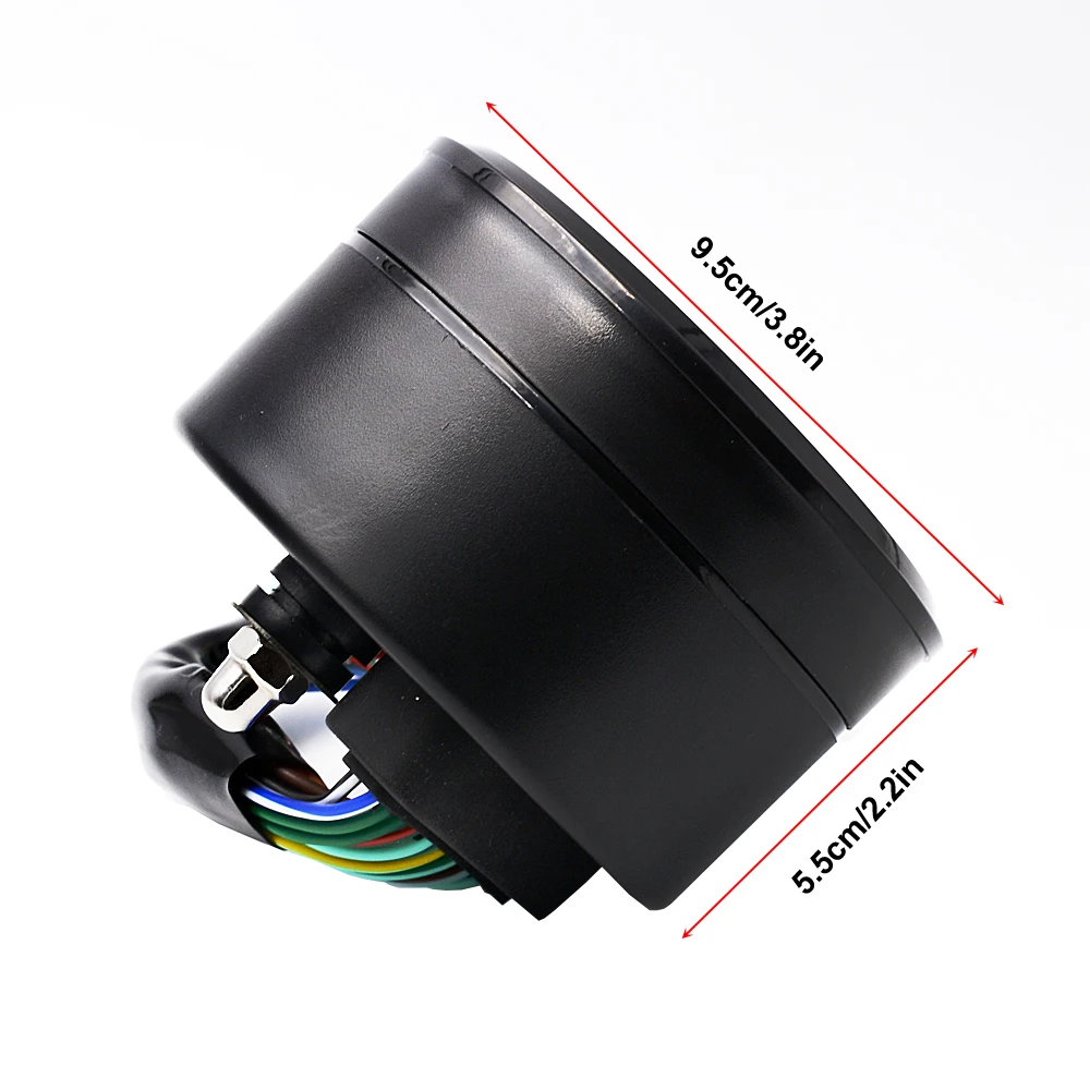 12V Motocikel LCD Digitalni merilnik Hitrosti 0-12000RPM prevožene poti Gauge merilnik vrtljajev