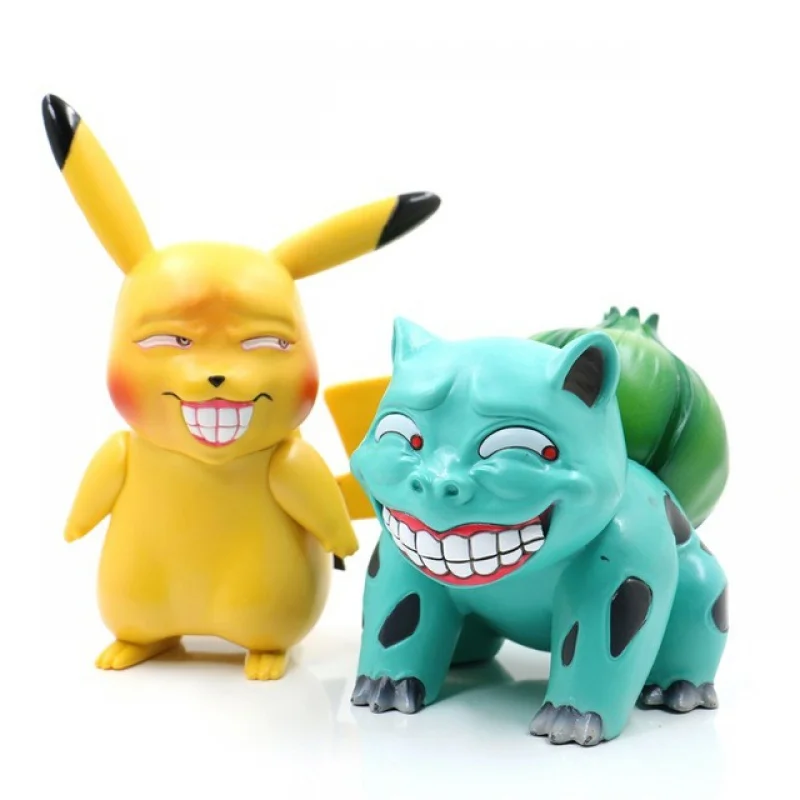 15 cm Pokémon Borno Pikachu Squirtle Charmander Bulbasaur Številke Modela Pikachu Anime Slika Igrače, Lutke Otroka Darilo za Rojstni dan