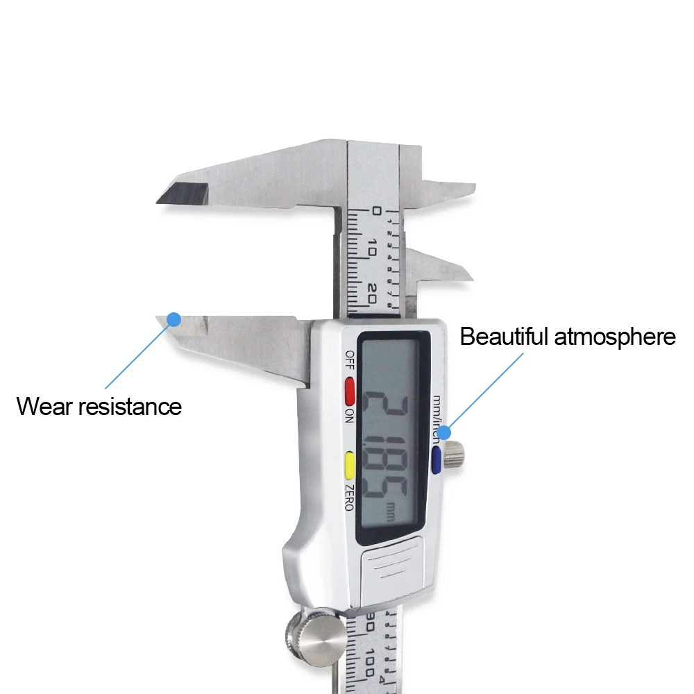 150mm Elektronsko Digitalno kljunasto merilo 6 Inch iz Nerjavečega Jekla Vernier Kaliper Merilnik Mikrometer za Merjenje Orodje Digitalni Vladar