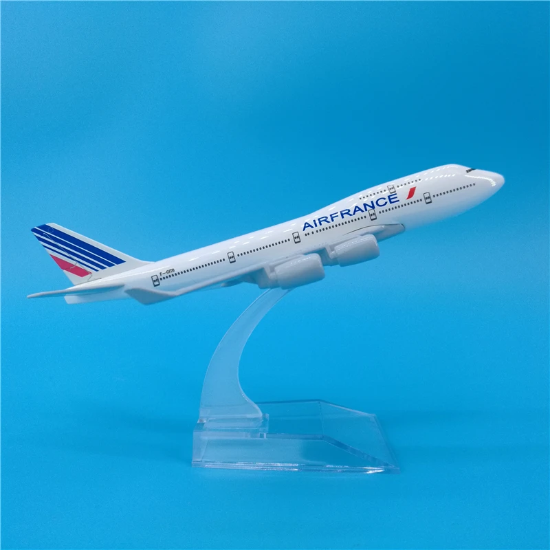 16 cm Air France Boeing 747 Kovinski Letalo Model Dekoracijo Air France B747 Zrakoplova Obsega Modele 1:400 Letalstva Spominek Igrače
