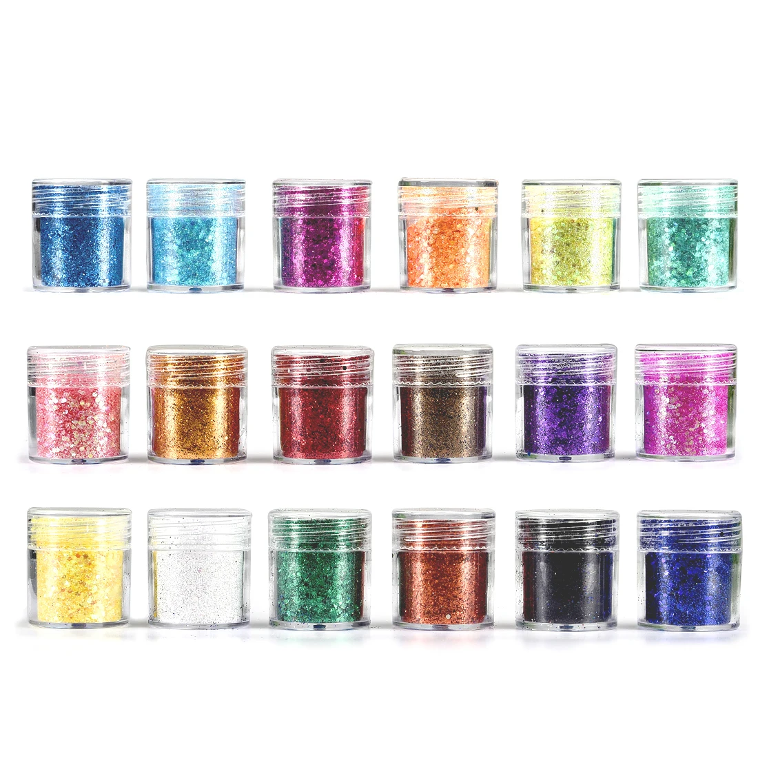 18 Steklenico Dreamlike Bleščice v Prahu za Smolo DIY Nakit Polnjenje Nail Art Okras 1mm Bling Sequins Obrti Pribor Polnila