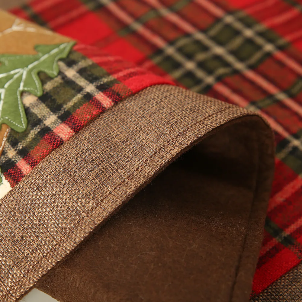 180*35 cm Božič Namizni Tekač Napkin Buffalo Kariran Namizni prt Elk majhno drevo tabela mat Božično Dekoracijo Mize
