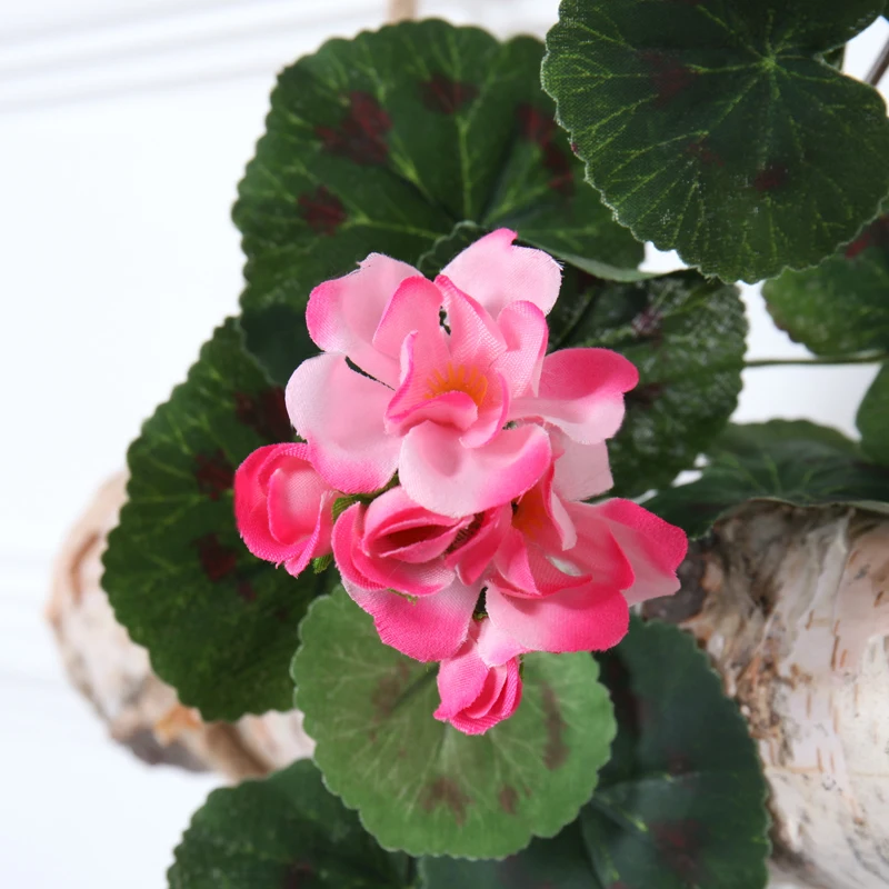 180 cm Svile Begonia Rose Ivy Cvet vinske Trte, Umetno Cvetje Ratana za Arch Poroka Doma Stranka Ozadje Dekor Steni Visi Niz