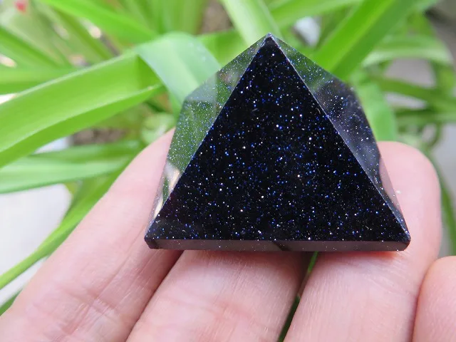 19g Zelo Modro Aventurine Quartz Crystal Piramida Zdravljenja +Brezplačna Dostava