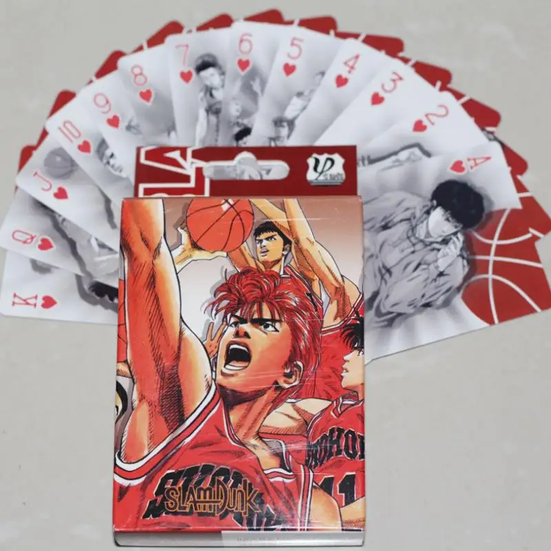 1box Nov Anime Slam Dunk Sakuragi Poker Kartic, Cosplay Igri Krovu Kartice z Box Slika Igrače za Otroke, Igre Darilo