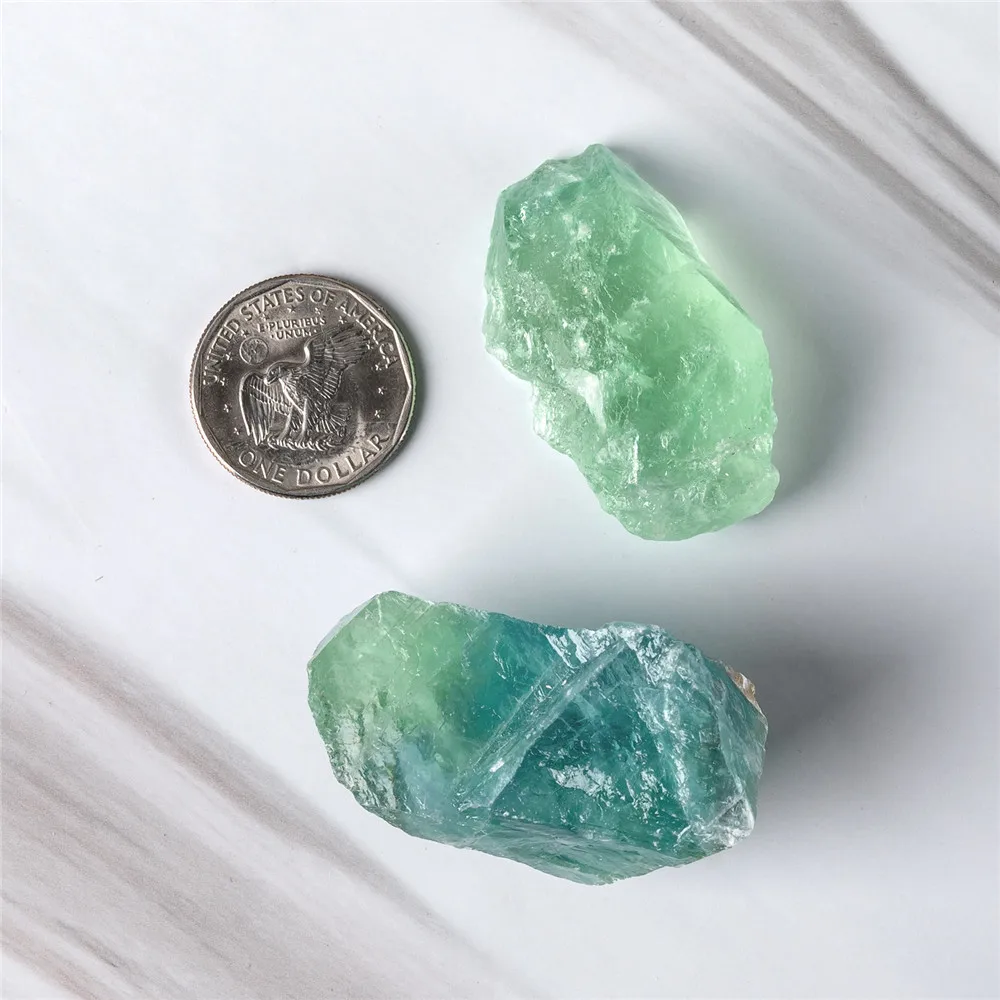 1box Zelena Flourite Naravni Kremen Čakro Zdravilno Energijo Kamnov Vzorcu Mineralni Kristali Za Zbirko dragih kamnov, Doma Dekor
