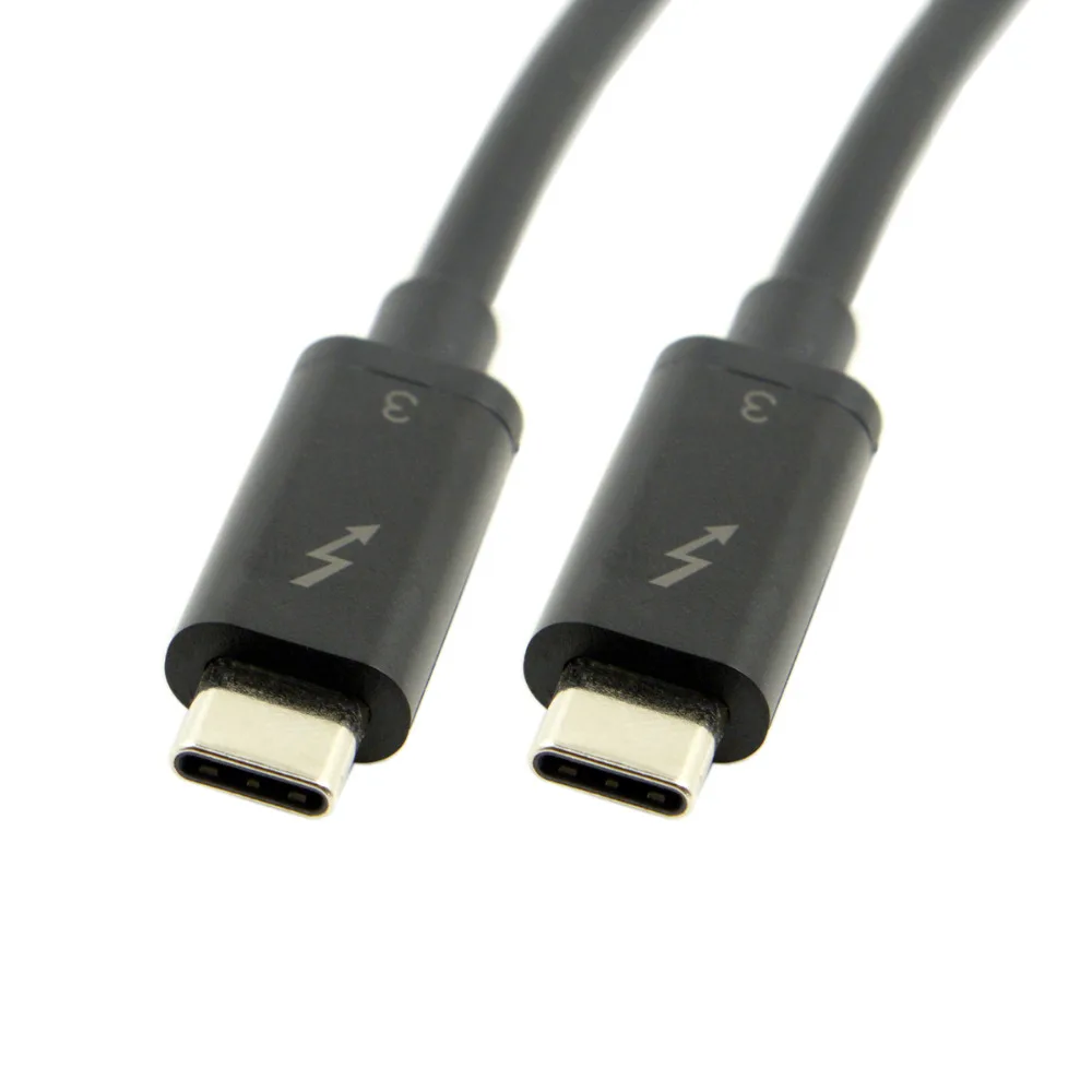 1m 2m 0,5 m Strele 3 USB-C USB3.1 Moški Thunderbolt3 Moški 40Gbps Kabel za Prenosni RAČUNALNIK