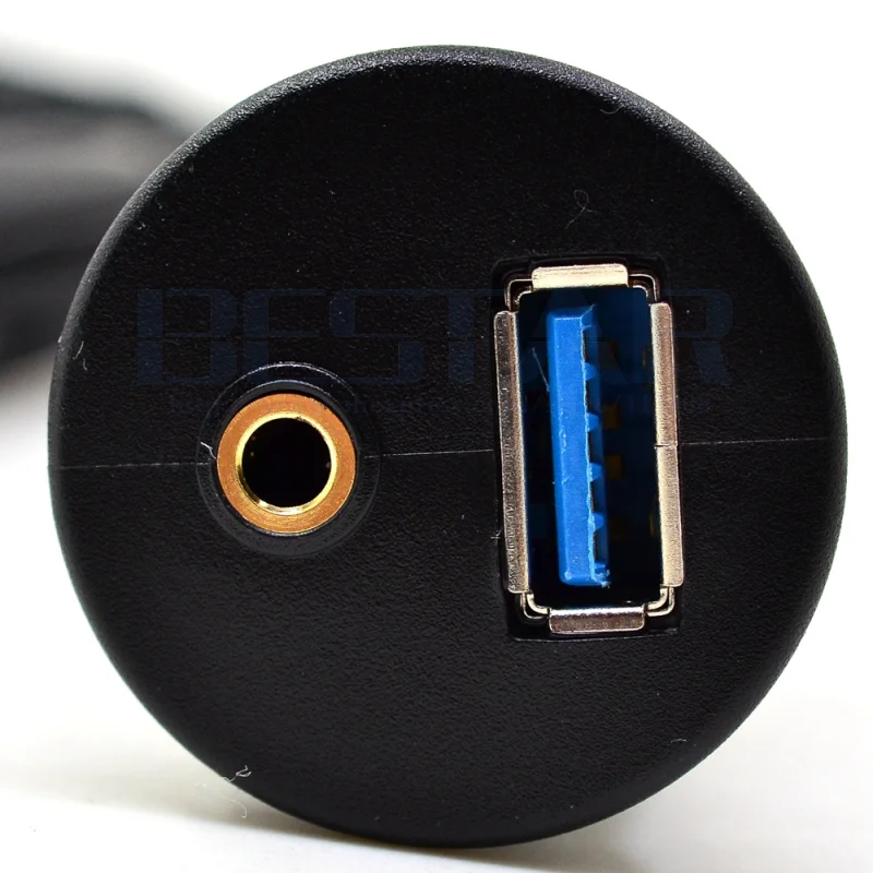 1m USB 3.0&3,5 mm, USB&3.5 mm AUX Kabel Podaljšek Podometno Montažo, Kabel Kabel za Avto/Ladjo/Prikolica za Izbiranje Ploščo 3FT